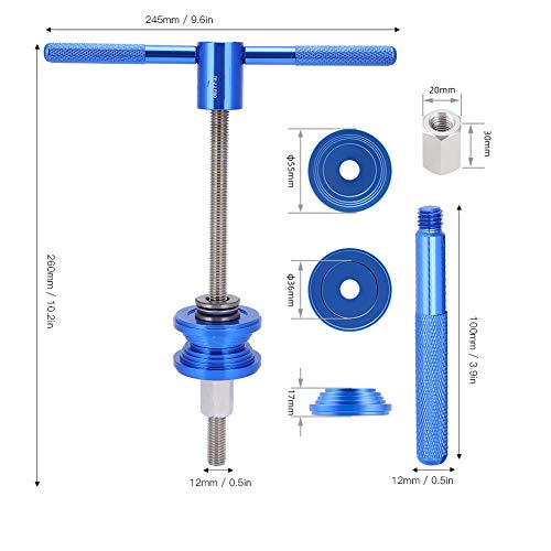 Herramienta de prensa de cojinetes BB para bicicleta, mango desmontable, auriculares profesionales para bicicleta, soporte inferior BB, herramienta de prensa, herramientas de reparación de ciclo