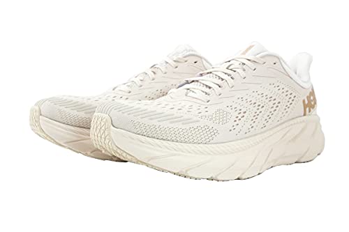 Hoka One One Mujer Clifton 7 Textile Synthetic Almond Milk Bronze Entrenadores 42 2/3 EU