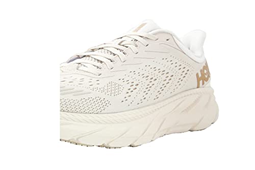 Hoka One One Mujer Clifton 7 Textile Synthetic Almond Milk Bronze Entrenadores 42 2/3 EU