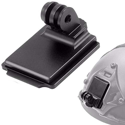 Honbobo Aluminio Casco NVG Montar Soporte de Base para DJI Action 2/GOPRO Hero 10 9 8 7 6 5 4 Yi Sjcam Camara de accion