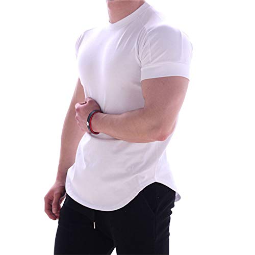 Honestyi Camisetas Deporte Hombre Camisetas Manga Corta Hombre Top Deportivo De Secado Rápido Traje De Entrenamiento Elástico