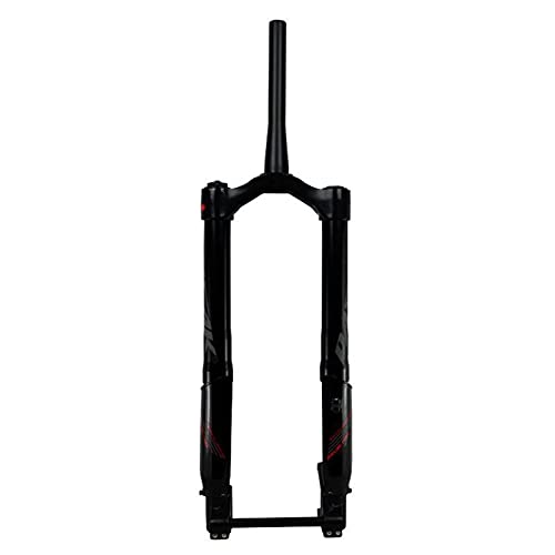 Horquilla de suspensión Bicicleta de nieve Suspensión Tenedor 26 Pulgada Avión de Aire Amortiguador MTB Bicicleta invertida horquilla Tubo cónico Tubo de freno de trazo 160 mm con eje de barril