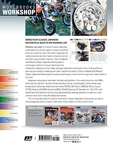 How to Rebuild and Restore Classic Japanese Motorcycles (Motorbooks Workshop)