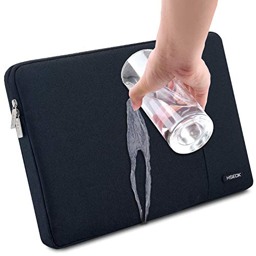 HSEOK 15 Pulgadas Funda para MacBook Pro con Touch Bar A1990 / A1707 (2016-2018) / Impermeable Ordenador Portátil Caso/Estilo Elegante Bolsa Protectora para más 14-15 Pulgadas Laptops, Negro