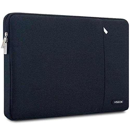 HSEOK 15 Pulgadas Funda para MacBook Pro con Touch Bar A1990 / A1707 (2016-2018) / Impermeable Ordenador Portátil Caso/Estilo Elegante Bolsa Protectora para más 14-15 Pulgadas Laptops, Negro