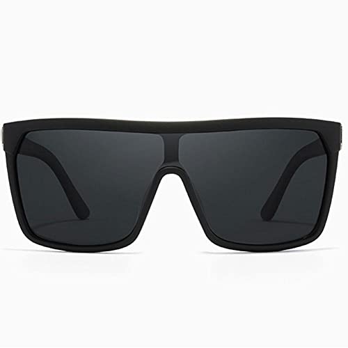 HUANGA Gafas de Sol polarizadas Unisex Polarizadas Aspecto Limpio Gafas de Sol Resistentes a roturas Hombres Mujeres Gafas de conducción de Pesca cuadradas Gafas de Sol Deportivas para béisbol