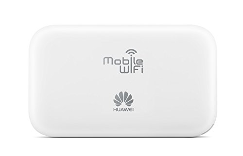 HUAWEI Mobile WiFi E5576 - Router WiFi móvil 4G LTE (CAT4), Velocidad de Descarga de hasta 150Mbps, Batería Recargable de 1500mAh, No Requiere configuración, WiFi portátil Blanco