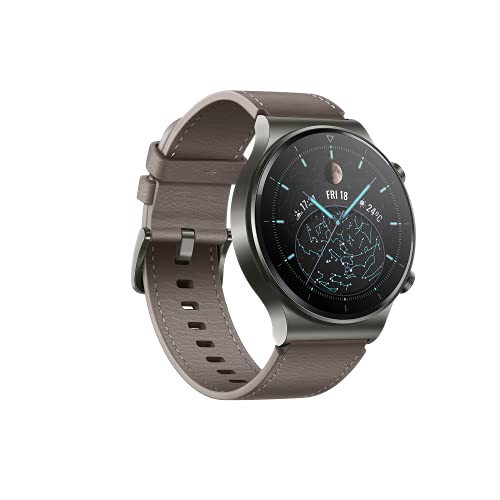 HUAWEI WATCH GT 2 Pro - Smartwatch con pantalla AMOLED de 1.39", hasta dos semanas de batería, GPS y GLONASS, SpO2, +100 modos de entrenamiento, llamadas bluetooth, color gris