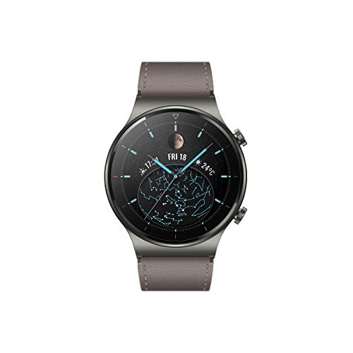 HUAWEI WATCH GT 2 Pro - Smartwatch con pantalla AMOLED de 1.39", hasta dos semanas de batería, GPS y GLONASS, SpO2, +100 modos de entrenamiento, llamadas bluetooth, color gris