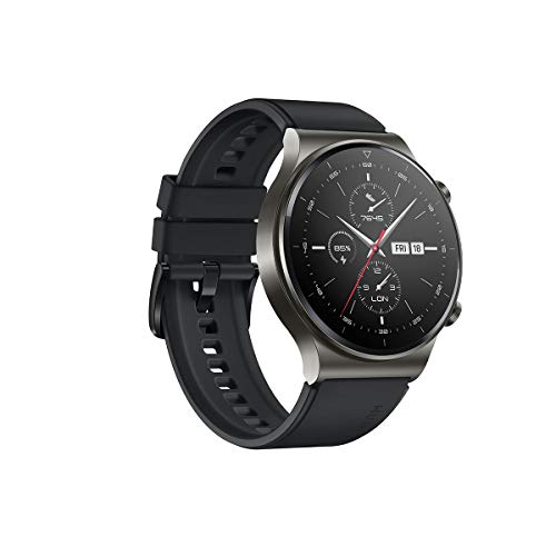 HUAWEI Watch GT 2 Pro - Smartwatchcon Pantalla AMOLED de 1.39" y Adaptador USB-C, hasta Dos semanas de batería, Negro, 46 mm