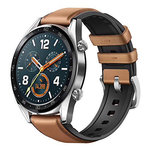 Huawei Watch GT Fashion - Reloj (TruSleep, GPS, monitoreo del ritmo cardiaco), Marrón