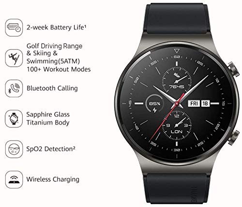 Huawei Watch GT2 Pro - Smartwatch Night Black