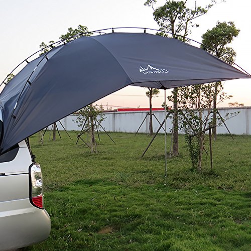 HUKOER Cuenta de auto para acampar Al aire libre Camping Familia de auto Cuenta de auto Cuenta de lado Car Car Hatchback para auto, para camping y familia, tienda de campaña en verano