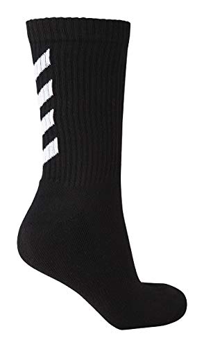 hummel Fundamental 3-Pack Socks, Unisex Adulto, Negro, 12