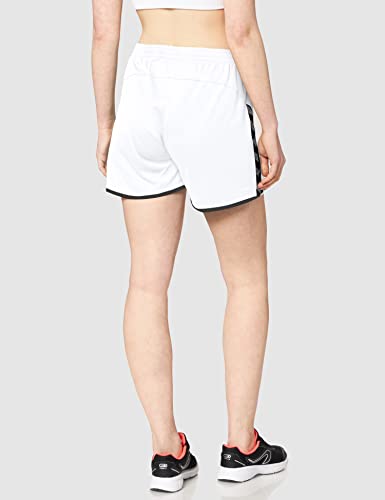 hummel HmlAuthentic Poly-Pantalones Cortos para Mujer, Blanco, Medium