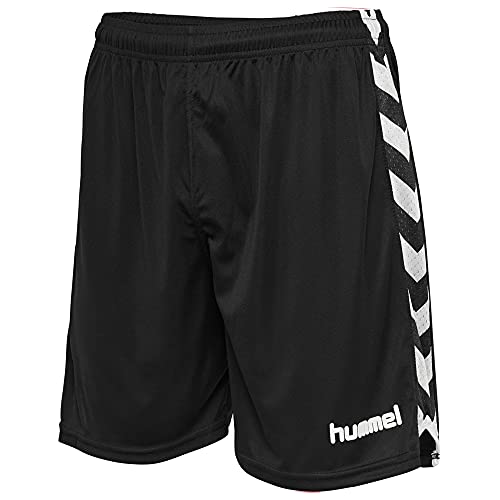 hummel Pantalón Corto Negro 100% poliéster Uni Kids, 14-16 años