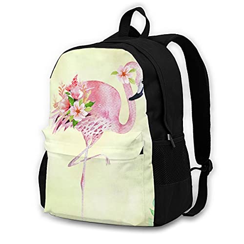 huobeibei Mochilas de piña Mochila grande de poliéster Streetwear Bolsos femeninos al aire libre 17 pulgadas 4