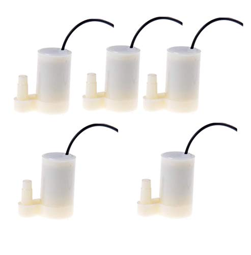 ICQUANZX 5pcs DC3-6V Bomba de Motor sin escobillas de bajo Ruido Mini Bomba de Agua Sumergible Micro