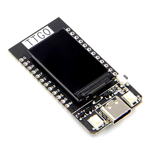 ICQUANZX T-Display ESP32 WiFi y Placa de Desarrollo del módulo Bluetooth para Arduino LCD de 1.14 Pulgadas