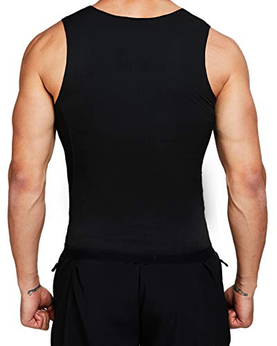 IFLOVE Body Shaper Adelgazante para Hombre, Camiseta sin Mangas para Entrenamiento, Camisa para Adelgazar, Sauna, Chaleco de polímero Mejorado