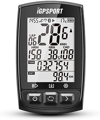 iGPSPORT Ciclocomputador GPS iGS50E, Negro