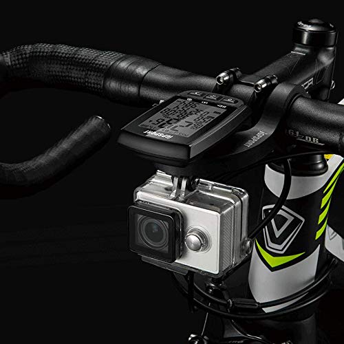 IGPSPORT iGS50E - Contador GPS para bicicleta Ant+ inalámbrico, compatible con la velocidad, sensor de frecuencia cardiaca con gran pantalla (blanco)