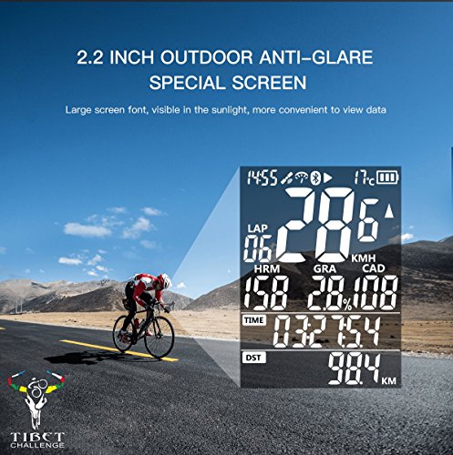 IGPSPORT iGS50E - Contador GPS para bicicleta Ant+ inalámbrico, compatible con la velocidad, sensor de frecuencia cardiaca con gran pantalla (blanco)