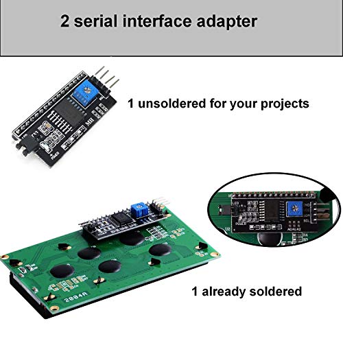 IIC I2C Serial LCD Screen 2004 20X4 Modulo Display LCD 2004/20 x 4, 5V para Arduino Uno R3 MEGA 2560