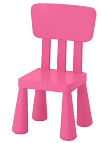 IKEA Mammut 803.823.21 - Silla infantil (plástico, para interiores y exteriores), color rosa