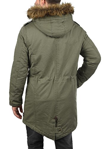 INDICODE Polar - Chaqueta de Invierno para Hombre, tamaño:M;color:Army (600)