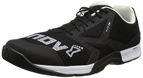 Inov-8 F-Lite 250, Zapatillas de Lacrosse Hombre, Negro Blanco, 45.5 EU