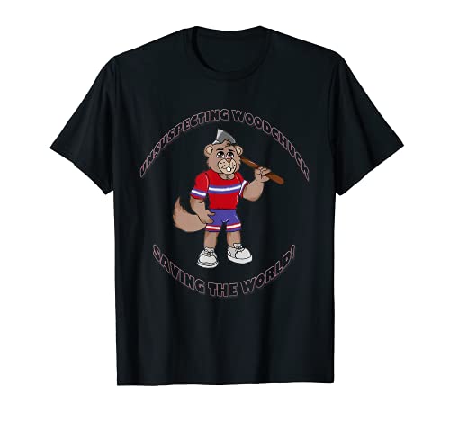 Insospechoso Woodchuck salvando el mundo Camiseta