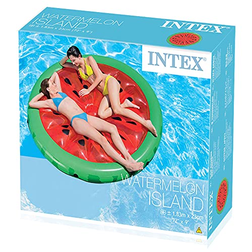 Intex 56283EU - Colchoneta hinchable con forma de sandía 183 x 23 cm