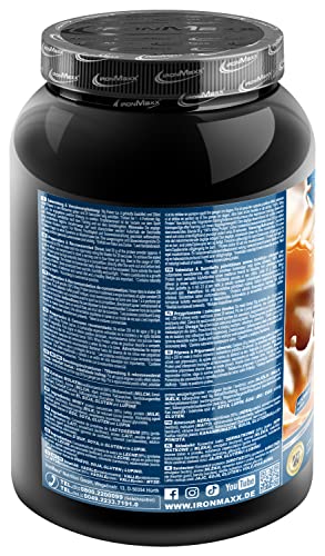 IronMaxx Ironmaxx Sabor Nueces-Caramelo 100% Polvo Proteína De Suero 900 G En Lata 900 g