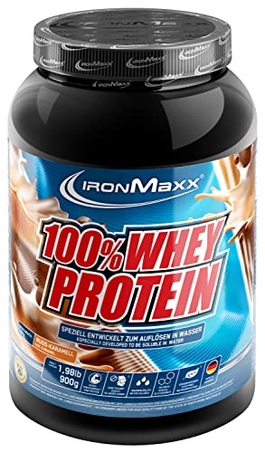 IronMaxx Ironmaxx Sabor Nueces-Caramelo 100% Polvo Proteína De Suero 900 G En Lata 900 g