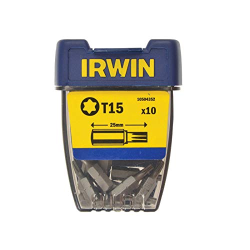 IRWIN 10504353 - Torx T20 - 1/4 pulgadas/25 mm, 10 uds.