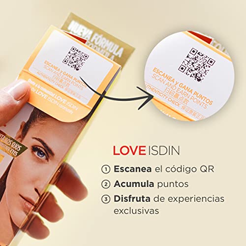 ISDIN - FotoUltra Age Repair Fusion Water SPF 50 - Protector solar facial de fase acuosa, triple acción anti-fotoenvejecimiento, 50 ml