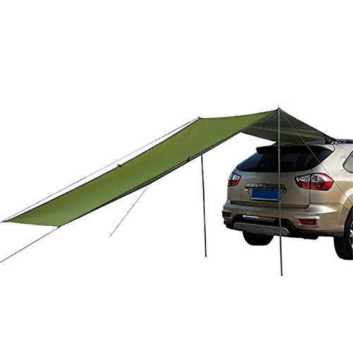 Ishine Toldo de coche,Kit de toldo para conducción,Tienda de campaña portátil,Toldo impermeable para techo de automóvil,Refugio solar,Tienda de remolque,Tiendas de techo para vehículos