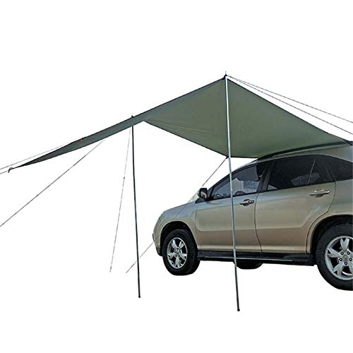 Ishine Toldo de coche,Kit de toldo para conducción,Tienda de campaña portátil,Toldo impermeable para techo de automóvil,Refugio solar,Tienda de remolque,Tiendas de techo para vehículos