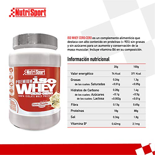 Iso Whey Cero Cero Vainilla 1 Kg