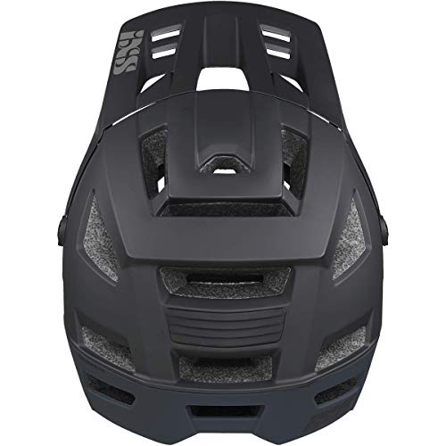 IXS Trigger FF Casco Integral para Bicicleta de montaña/E-Bike/BMX, Unisex Adulto, Negro, XS