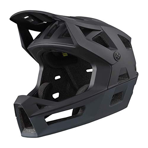 IXS Trigger FF Casco Integral para Bicicleta de montaña/E-Bike/BMX, Unisex Adulto, Negro, XS