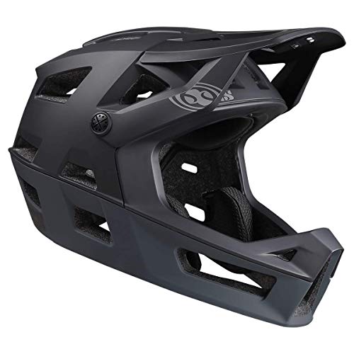 IXS Trigger FF Casco Integral para Bicicleta de montaña/E-Bike/BMX, Unisex Adulto, Negro, XS