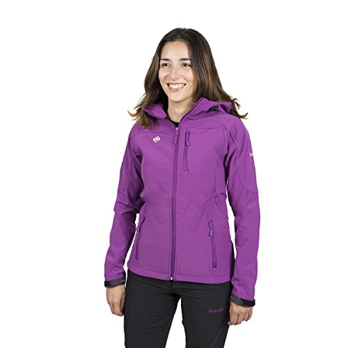 Izas Oka Chaqueta Softshell, Mujer, Morado/Morado, XL