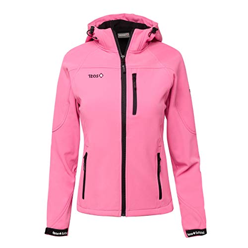 Izas Oka Chaqueta Softshell, Mujer, Rosa Fluor, L