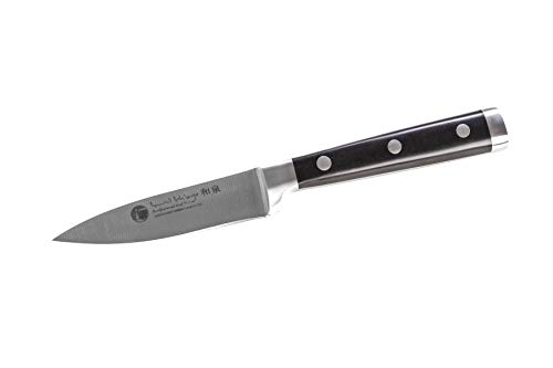 Izumi Ichiago Santoku - Juego de cuchillos de chef profesionales de acero inoxidable japonés de alto contenido en carbono