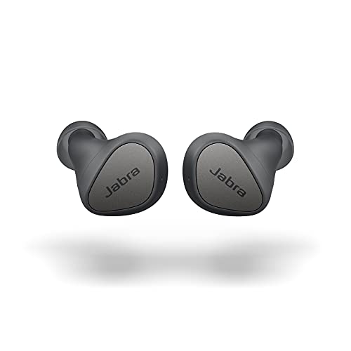 Jabra Elite 3 Auriculares Inalámbricos Bluetooth - Realmente Inalámbricos con aislamiento del ruido - 4 micrófonos - Graves intensos - Sonido a medida y modo mono - Gris oscuro