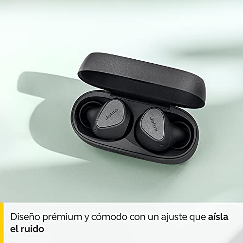 Jabra Elite 3 Auriculares Inalámbricos Bluetooth - Realmente Inalámbricos con aislamiento del ruido - 4 micrófonos - Graves intensos - Sonido a medida y modo mono - Gris oscuro
