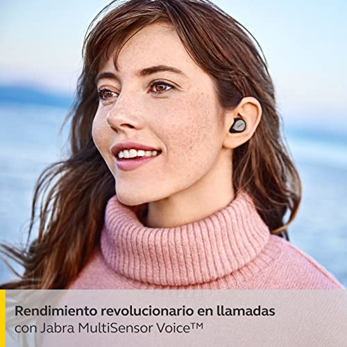 Jabra Elite 7 Pro Bluetooth In-Ear - Auriculares inalámbricos True Wireless con cancelación activa del ruido ajustable, diseño compacto, MultiSensor Voice para llamadas claras, Negro Titanio