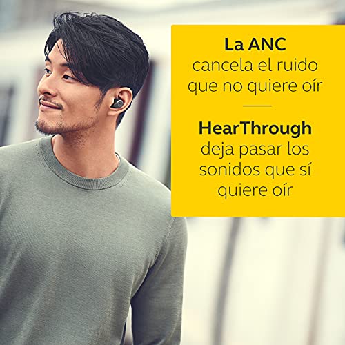 Jabra Elite 85t - Auriculares Inalámbricos True Wireless con cancelación activa de ruido avanzada, batería de larga duración y potentes altavoces - Estuche de carga inalámbrica - Negro titanio